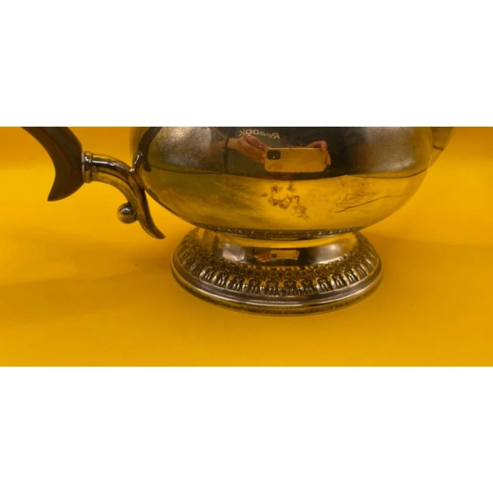 Vintage Wilcox Silver Soldered Teapot